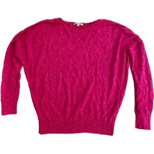 GAP FUCHSIA CREW NECK SWEATER